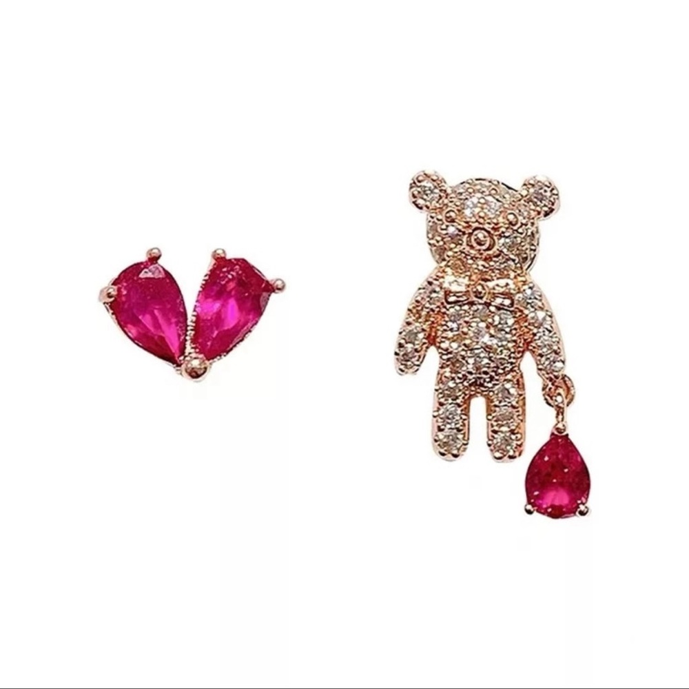 Bear Earrings - Picture 2 of 2